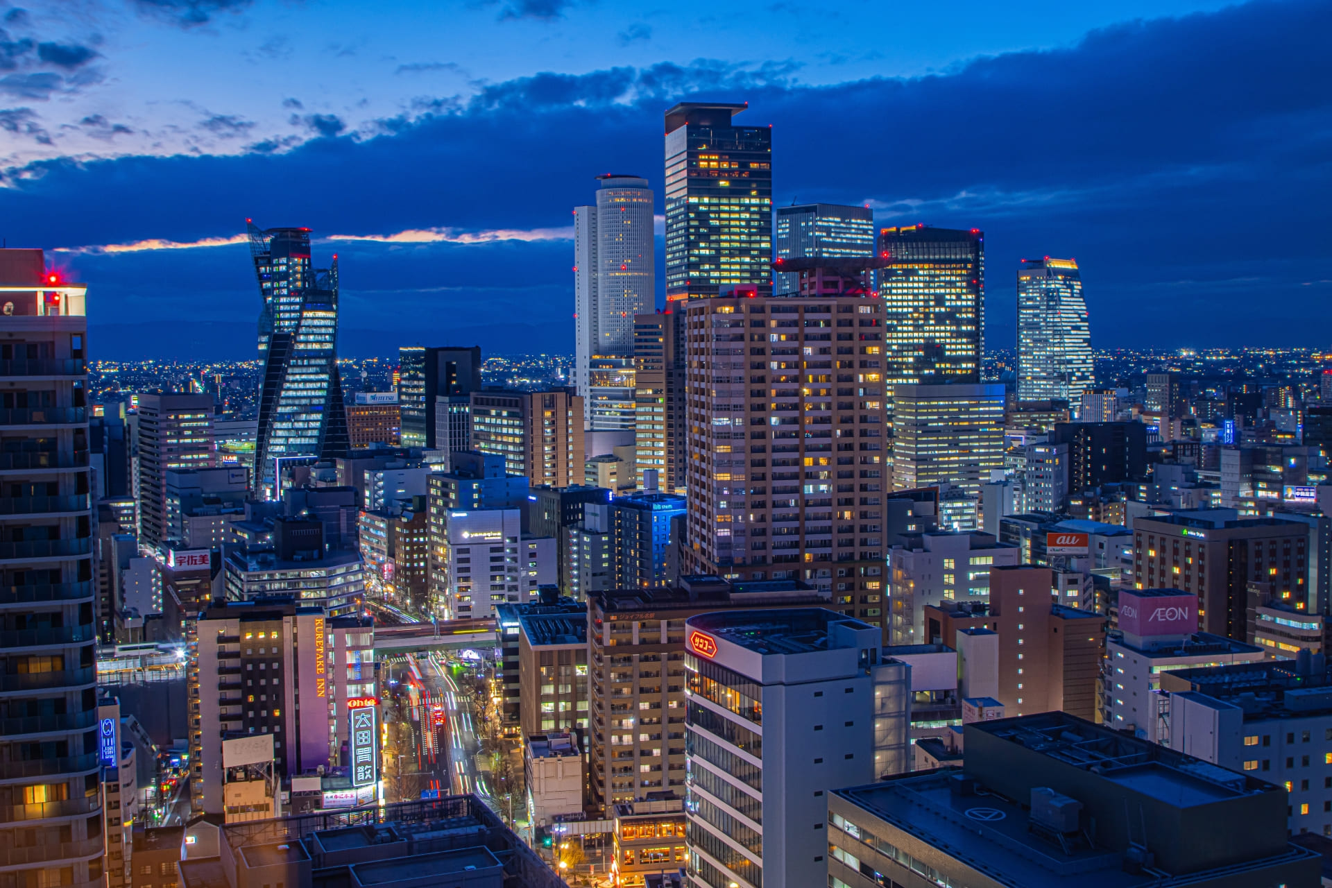 名古屋の夜景スポットとは？無料展望台の魅力